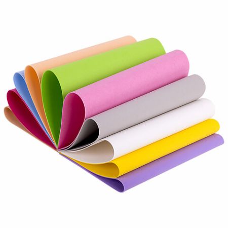 Пористая резина/фоамиран А4, 1 мм ОСТРОВ СОКРОВИЩ 10 л, 10 цв, пастельные цвета, 661695