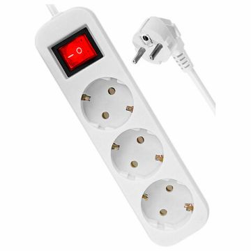 Сетевой фильтр 3м DEFENDER ES 3 розетки белый 1/30 (Клиент)