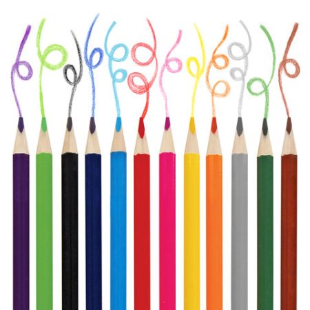 Карандаши цветные 12цв трехгранные с заточкой ЮНЛАНДИЯ 1/12