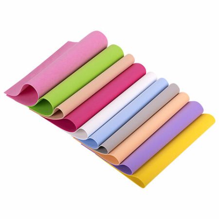 Пористая резина/фоамиран А4, 1 мм ОСТРОВ СОКРОВИЩ 10 л, 10 цв, пастельные цвета, 661695