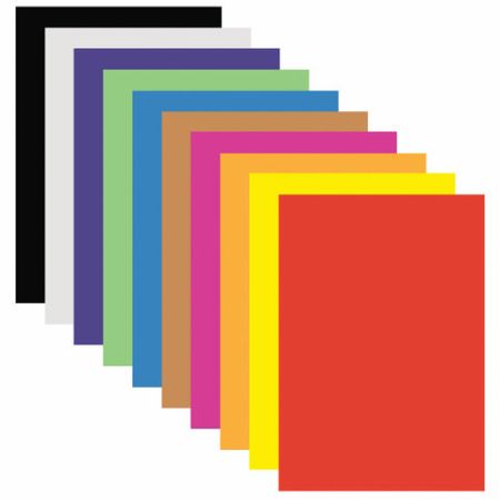 Цветная бумага А4 10л 10цв мелованная HATBER Пчелки 1/150