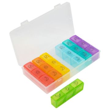 Контейнер-органайзер для лекарств и витаминов 7 дней/3 приема BOX DASWERK 1/60 (Клиент)