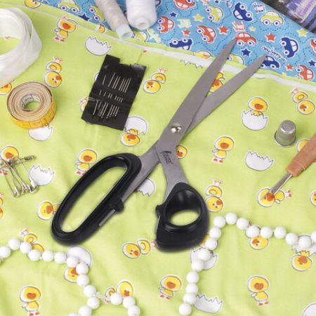 Ножницы 250мм метал портновские европодвес Классик Остров Сокровищ 1/12 (клиент)