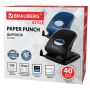 Дырокол на 40листов металлический большой Brauberg 1/3
