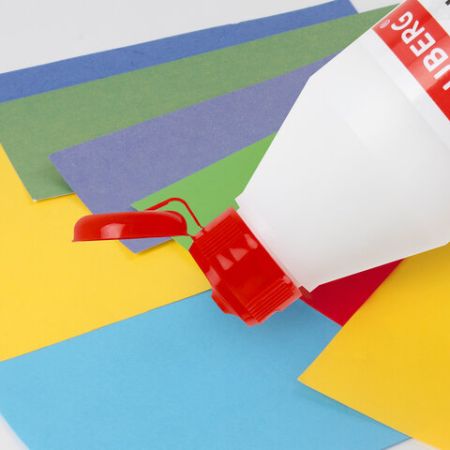 Клей ПВА 500г бумага картон дерево BRAUBERG 1/12