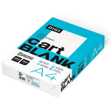 Бумага А4 250л 160 г/м2 белизна 145% белая CARTBLANK DIGI 1/5 (клиент)