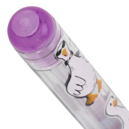 Набор гелевых ручек 06цв узел 1мм линия 0,7мм с блестками BRAUBERG KIDS CUTE ANIMALS 1/24