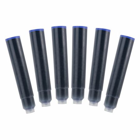 Картриджи чернильные СИНИЕ CENTROPEN, КОМПЛЕКТ 6 шт., 0019/6