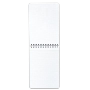 Блокнот 80л А5 145х205мм клетка гребень картон жесткая подлож HATBER Inside 4/56