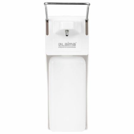 Диспенсер для антисептика и жидкого мыла 1л локтевой с еврофлаконом LAIMA 1/20 (клиент)