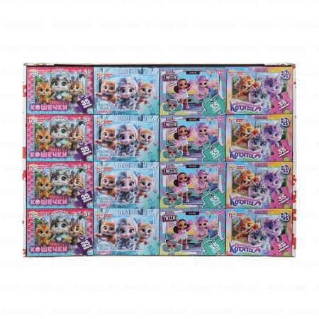 Пазл детский 35 элементов Микс №36 1/32