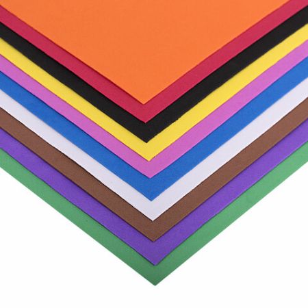 Пористая резина/фоамиран А4, 1 мм ОСТРОВ СОКРОВИЩ 10 л, 10 цв, яркие цвета, 661696