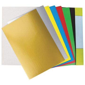 Цветной картон А4 7л 7цв мелованный Рыбка Юнландия 1/60 (Клиент)