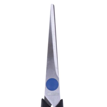 Ножницы 165мм метал черно-синие вставки европодвес Soft Grip Brauberg 1/12