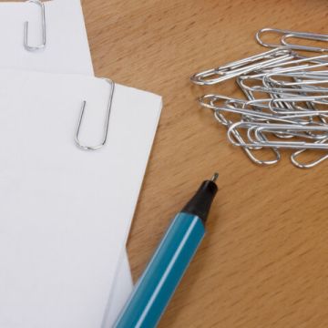 Скрепки 28мм 100шт оцинкованные STAFF 1/10/300