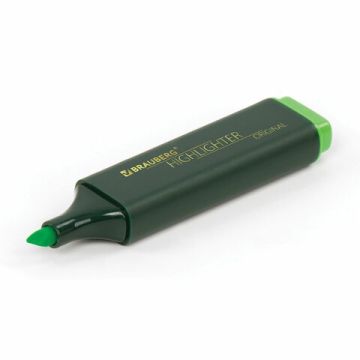 Текстмаркер зеленый 1-5мм скошенный наконечник BRAUBERG Original 1/12