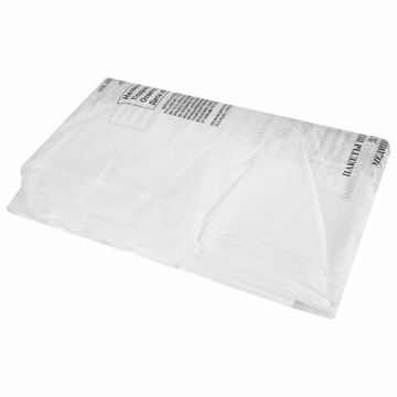 Пакет для сбора и хранения медицинских отходов (70х80) 100шт 60л класс А белый 1/5 (Клиент)