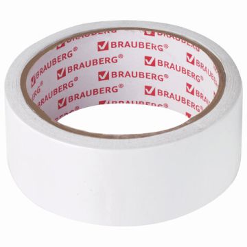 Клейкая лента 2-стор (38х10) BRAUBERG бумаж основа 1/96 (Клиент)