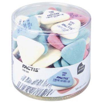 Ластик 36х33х6мм треугольный FACTIS TRI 65 1/65