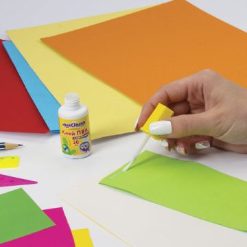 Клей ПВА 20г с кисточкой ЮНЛАНДИЯ 1/10/120 (Клиент)