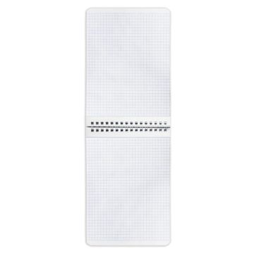 Блокнот 60л А5 146х205мм клетка гребень перфорация на отрыв, лакированный, BRAUBERG Синий, 4/16