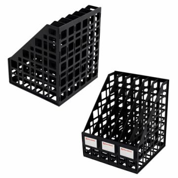 Лоток вертикальный для бумаг 295х240х250мм 6отд черный Brauberg ULTRA 1/12 (Клиент)