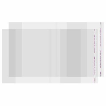 Обложка 300х500 80мкм 5шт для тетради и учебника А4, ПП, клейкий край 1/100 (клиент)