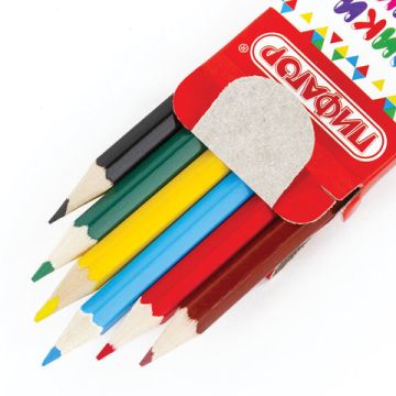 Карандаши цветные 06цв заточенные, классические ПИФАГОР Эники-Беники 1/48