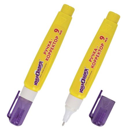 Корректор-ручка 9мл металлический наконечник ЮНЛАНДИЯ 1/12