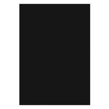 Цветная пористая резина (фоамиран) 50х70см 1мм черная ОСТРОВ СОКРОВИЩ 1/5