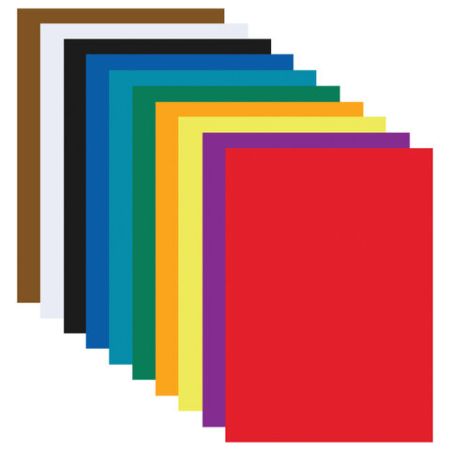 Цветной картон А4 10л 10цв мелованный Юнландия 1/40 (Клиент)