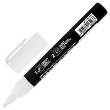 Маркер меловой белый 3мм стираемый BRAUBERG CHALK 1/10 (Клиент)