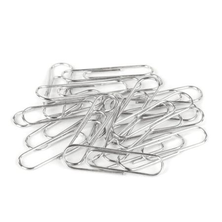 Скрепки 28мм 100шт металлические эконом STAFF 1/10