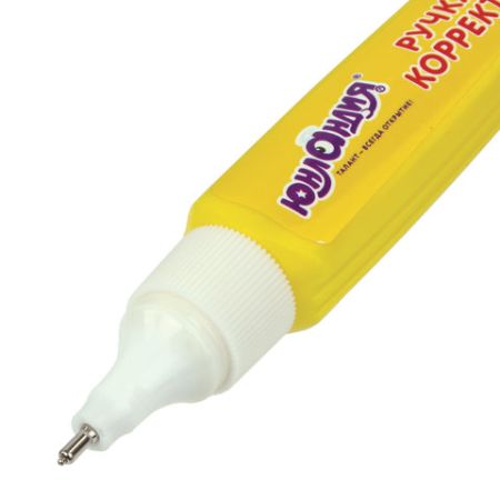 Корректор-ручка 9мл металлический наконечник ЮНЛАНДИЯ 1/12