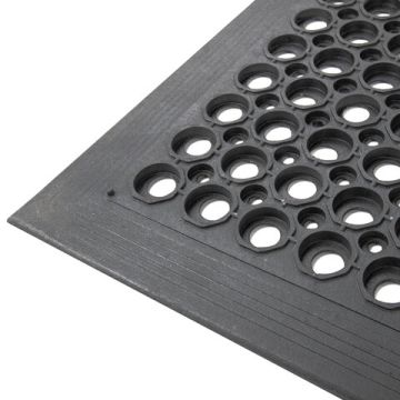 Коврик входной резиновый грязесборный LAIMA EXPERT 90х150см перфорированный 12мм 1/1 (Клиент)