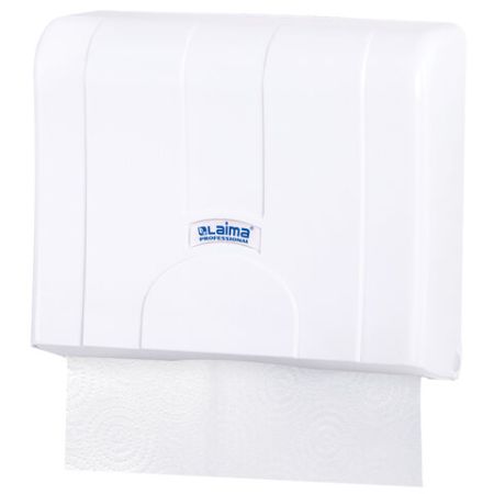 Диспенсер для полотенец LAIMA PROFESSIONAL (Система Н2) Z-сложения белый ABS 1/20  (Клиент)