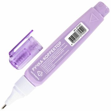 Корректор-ручка 9мл в пастельном корпусе BRAUBERG PASTEL 1/12 (клиент)