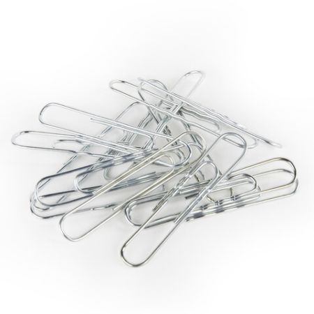 Скрепки 50мм 50шт оцинкованные гофрированные BRAUBERG 1/10/300 (Клиент)