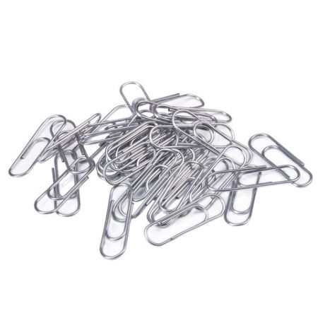 Скрепки 28мм 100шт оцинкованные STAFF 1/10/300