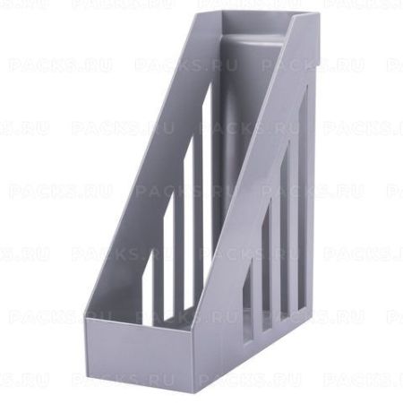 Лоток вертикальный для бумаг 277х100х290мм серый Maxi Brauberg 1/20