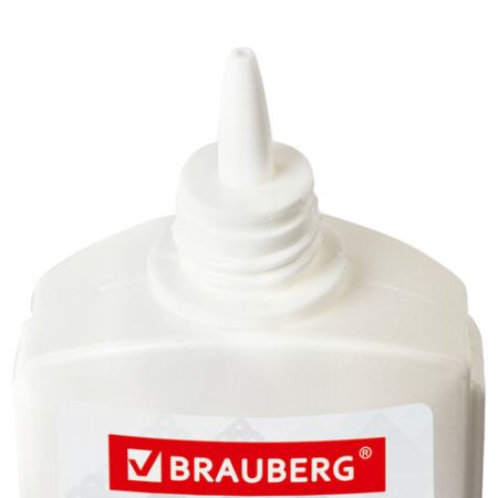 Клей ПВА 125г бумага картон дерево BRAUBERG 1/40