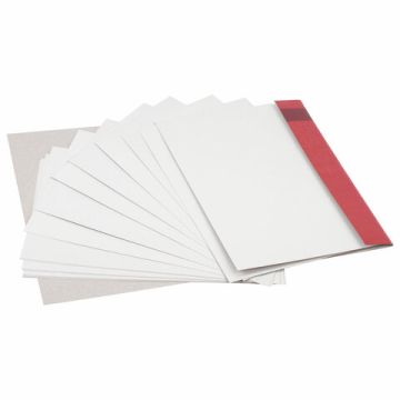 Белый картон 16л А4 немелованный в папке ОСТРОВ СОКРОВИЩ Цветы 1/30