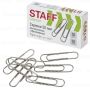 Скрепки 50мм 50 шт. гофрированные, металл., STAFF EVERYDAY РОССИЯ