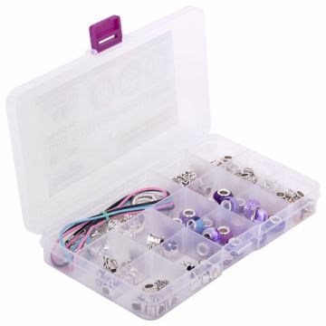 Набор для создания бижутерии и украшений 66 элементов Аметист BRAUBERG KIDS 1/42 (Клиент)