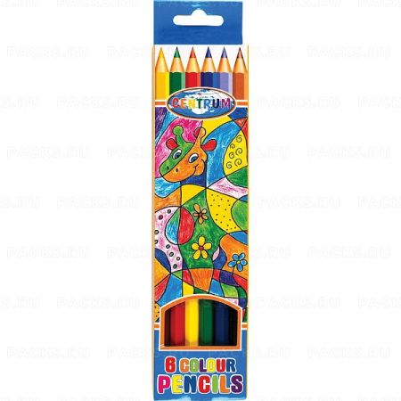 Карандаши цветные 06цв деревянные длина 177мм Centrum 1/24