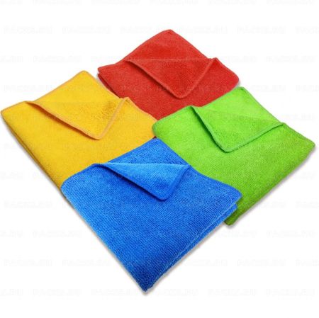 Салфетка микрофибра (40х40) универсальная цвет ассорти ОНМ 10/300