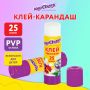 Клей-карандаш 25г улучшенный ЮНЛАНДИЯ 1/12