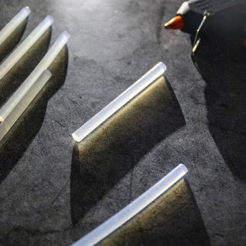 Клеевые стержни, диаметр 7 мм, длина 100 мм, прозрачные, комплект 6 шт., BRAUBERG 1/50/200