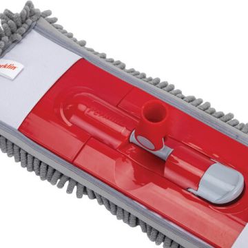 Швабра ПЕРКЛИН ручка 75-130см + флаундер 40см + МОП микрофибра 1/12