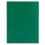 Папка  40 вклад. STAFF, зеленая, 0,5мм 1/5/40 (Клиент)